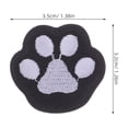 thumbnail image 6 of EXHUMKY Assorted Color Pet Paw Patches Self-Adhesive Embroidered Fabric Stickers, 6 of 8