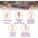 thumbnail image 5 of Rizador de cabello Varita Temperatura ajustable 21 mm-30 mm Pinzas para rizar Barril grande de cerámica turmalina, infundido con queratina y aceite de almendras para rizos saludables y duraderos Xemadio FLD-4405, 5 of 6