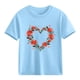 thumbnail image 1 of Blusas y camisas de manga corta con cuello redondo para niños y niñas, camisetas gráficas de manga corta, blusas con estampados bonitos para la temporada escolar., 1 of 9