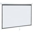 thumbnail image 6 of HomGarden 80inch 16:9 Portable Projector Screen 1080P HD 4K Folding Anti-Crease Movie Screen, White, 6 of 10
