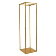 thumbnail image 4 of Metal Square Gold Backdrop Stand Shelf Rack Bracket Ornament Outdoor Wedding Backdrop Props Decorations Gold, 4 of 8