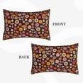 thumbnail image 4 of Balery 70s Groovy Hippie Retro Bedding Queen Pillow Cases - Envelope Closure - Soft Brushed Microfiber Fabric - Shrinkage and Fade Resistant Pillow Cases-20"x30", 4 of 9