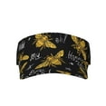 thumbnail image 2 of Kdxio Hohey Bee Golden Embroidery Print Sun Visor Hat Golf Visor Adjustable Velcro Outdoor Sports Cap For Men Women, 2 of 7