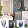 thumbnail image 4 of jesticaly Cotton Cord Rope Crafts Macrame String Solid Color Cotton Yarn Rope Home Textiles 91 .5m blue 1Set, 4 of 6