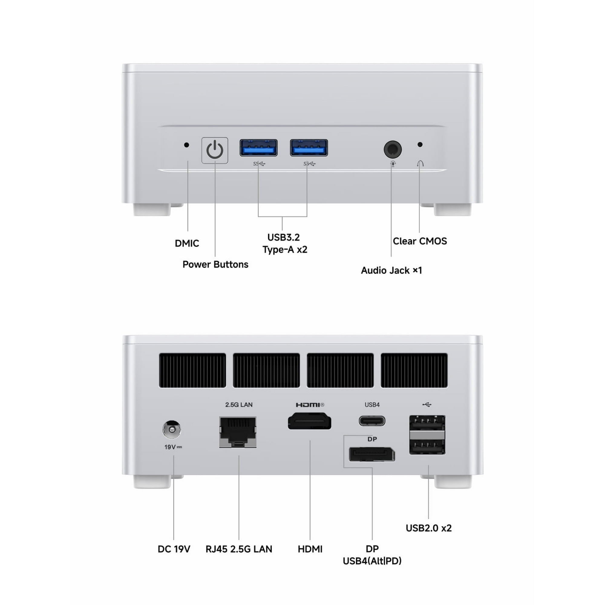 MINISFORUM UM690L Slim Mini PC AMD Ryzen 9 6900HX 32GB RAM+1TB SSD