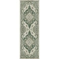thumbnail image 3 of BERTHMEER 2'x6' Runner Rugs for Hallway Bathroom Kitchen Bedroom Entryway Non Slip Washable Green Vintage Oriental Traditional Distressed Runner Rugs, 3 of 5