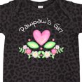 thumbnail image 4 of Inktastic Pawpaw's Girl- Heart Flowers Girls Baby Bodysuit, 4 of 5