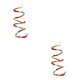 thumbnail image 2 of Methold Juguetes para pájaros, cuerda Multicolor colgante, cuentas de madera, jaula para columpio, escalera en para pájaros, mordeduras para Color aleatorio 100cm 2piezas Methold CBP102335, 2 of 5