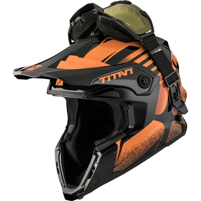 CKX Titan Original Full Face Snowmobile Helmet Avid Safety Orange
