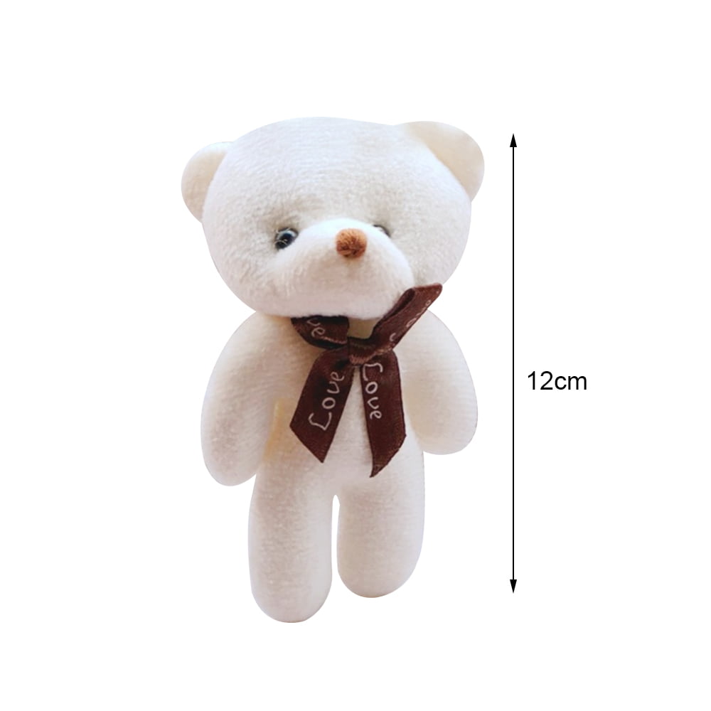 5pcs Set Lovely Mini Joint Bear Teddy Bear Plush Toy Wedding Gift Accessory Fun 