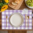 thumbnail image 4 of Placemats Set of 4, Placemats for Dining Table, Place Mats for Kitchen Tabletop, Waterproof Wipeable Dining Table Mats Set, 4 of 9