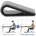 thumbnail image 3 of KAKOWELY 2Ud Soporte Inclinable Para Laptop De Silicona Negro Ideal Para Reuniones Y Cafeterías, 3 of 6