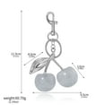 thumbnail image 3 of YANONELRY Keychain Cherry Bag Charms Purse: Key Chains Women Cute - Car Keyrings Leather Handbags - Fashion Enthusiasts, 3 of 8