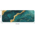 thumbnail image 7 of Teal and Gold Marble Glitter Dots Pattern Kitchen Rug Mat,Kitchen Runner Rugs Non Skid Washable,Decorative Kitchen Floor Mats for Kitchen,Sink,Laundry,17"x47.2", 7 of 7