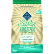 Blue Buffalo Basics Limited Ingredient Diet Small Breed Lamb and Potato Dry Dog Food for Adult Dogs, Grain-Free, 4 lb. Bag