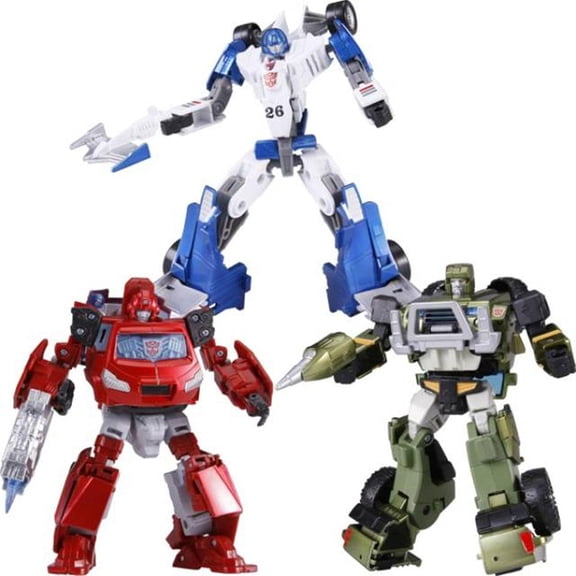 Collectible Transformers Specialists Autobots Figure Set: Ironhide, Hound, Mirage