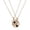 Gold, variant on Couple Necklace Magnetic Clavicle Chain Projection Pendant Jewelry Gift