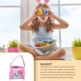 thumbnail image 4 of Toystoory Bolsa de conejito Cesta de Pascua resistente al desgaste Cubos de vacaciones Suministros para niños Patrones surtidos Bolsas con asa Type1 NO1, 4 of 6
