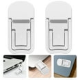 thumbnail image 2 of KAKOWELY Support d'Ordinateur Portable pour Bureau 1 Paire Support d'Ordinateur Portable Portable Pliable Support Ergonomique Réglable pour Bloc-Notes Support de Refroidissement d'Ordinateur Invisible Fourniture, 2 of 4