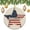 Pattern-4, variant on American Flag with Red And White Stripes Ceramics Ornaments Memorial Day Patriotic Christmas Bauble Holiday Ornament for Home Christmas Tree Decor Gifts Keepsake for Family