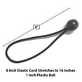 thumbnail image 3 of King Canopy 8 inch Black Ball Bungee Straps - 25 pack, 3 of 8