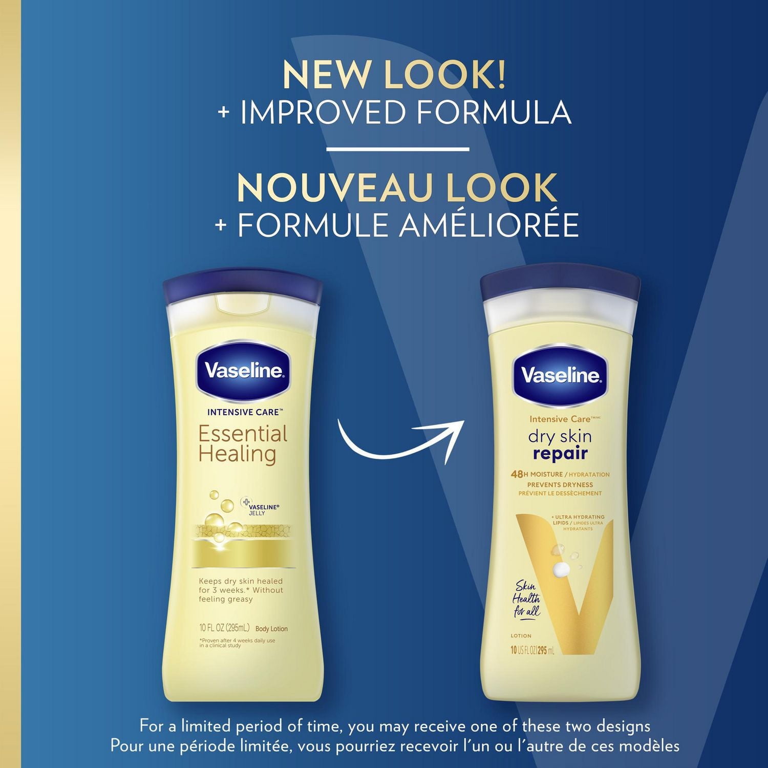 Lotion Corporelle Vaseline Intensive Care Dry Skin Repair 295 mL