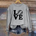 thumbnail image 1 of EQWLJWE Chemises à Manches Longues pour Femmes Décontractées en Liquidation, Chemises d'Été pour Femmes 2024 Tendance Vacances, Sweat à Capuche Imprimé Col Rond Automne pour Femmes, 1 of 4