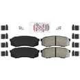 thumbnail image 2 of AmeriBRAKES Semi-Metallic Disc Brake Pads with included lubricant and hardware, AmeriPRO PRM606 - For 4Runner Sequoia GX460 FJ Cruiser GX470 Land Cru Fits select: 2003-2020 TOYOTA 4RUNNER, 2 of 5