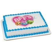 Shopkins Best Friends Forever Edible Cake Topper Image [1/4 Sheet]