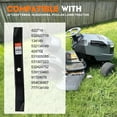 thumbnail image 5 of 2 pieces 134149 Mulching Blades for Craftsman Husqvarna 42 inch Deck Mower,LT2000 LT1000, 5 of 16