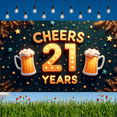 thumbnail image 5 of Decorative Design Cheers Birthday Banner Milestone Celebration for Birthday Party Indoor Decoration Event, 5 of 7