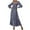 Gray dresses for women, variant on Sundress for Women Square Neck Solid Long Sleeve A-Line Dress Fashion Bubble Flounce Sleeve High Waist Women's Sun Dress Pleated Layer Flowy Dress Dresses Red XL
