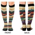 thumbnail image 4 of FORMRS Womens Knee High Socks Casual Long Thick Travel Daily Wear, 2 Pairs, Artistic Desert Pattern, 4 of 6