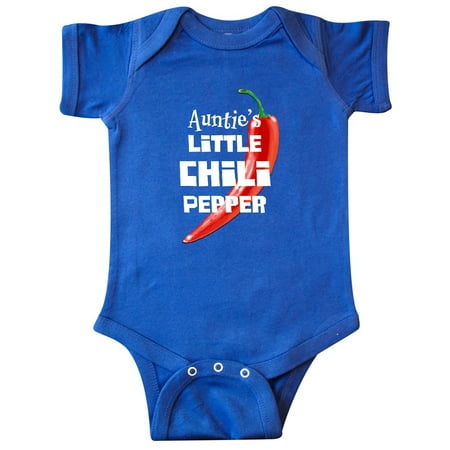 

Inktastic Auntie s Little Chili Pepper Gift Baby Boy or Baby Girl Bodysuit