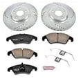 thumbnail image 3 of PowerStop Front Z23 Evolution Sport Carbon-Fiber Ceramic Brake Pad and Drilled & Slotted Rotor Kit Fits: AUDI Select Models K5752, 3 of 10