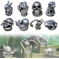thumbnail image 1 of Cabezal de bisagra para decoración del hogar, cabezal de bisagra de puerta con forma de animal vintage, adorno decorativo para marco de puerta con forma de animal de bronce, juego de pasadores de bisa, 1 of 7