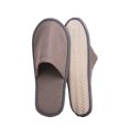 thumbnail image 2 of Jumpingount 10 pares de zapatillas de hotel desechables de lana coralina, zapatillas de casa de Color sólido, zapatos gruesos para invitados de Calzado gris 2, 2 of 6