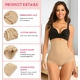 MANIFIQUE 2 Packs Tummy Control Underwear for Women Lace High Waisted Shapewear Seamless Body
