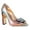 Gradient, variant on YDN Women Butterfly Studded Pointed Toe Pumps Slip on Crystal Chunky High Heels Shiny Party Dance Date Shoes Size 9 Gradient