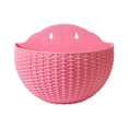 thumbnail image 1 of Flower Pot Exquisite Wall-mounted Plastic Wall Hanging Basket Flowerpot for Garden, 1 of 8