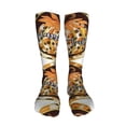 thumbnail image 5 of Honeii Fall Farmhouse Pumpkins Print Calf Socks Sports Socks Seamless Toe, Trouser Socks,Knee High Long Socks for Women and Men-One Size, 5 of 8
