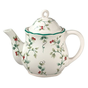 Pfaltzgraff Winterberry 49 oz Sculpted Teapot