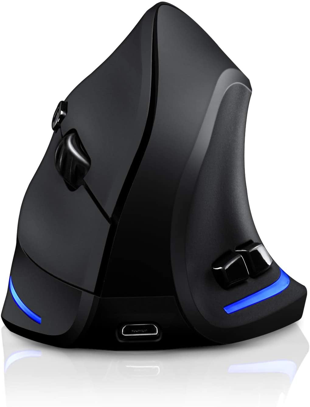 Ergonomic Mouse, 2.4G Wireless Vertical Optical Mouse with Adjustable ...