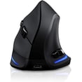 thumbnail image 2 of TRELC Ergonomic , 2.4G Wireless Vertical Optical  with Adjustable Sensitivity (1000/1600/2400 DPI), 6 Buttons for PC, Desktop, Laptop, Notebook (Black), 2 of 6