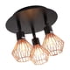 thumbnail image 2 of Lámparas de techo LED G9 de 15 W y 3 cabezales, blancas, para interior y exterior, para cocina, buffet y cafetería. Blanco, 2 of 9