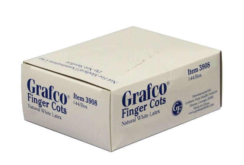Pre Powdered Disposable Fingercots Small 144 Per Box MS-80550