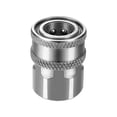 thumbnail image 2 of DYNWAVECA NPT 3/8 Quick Connect Plug, Pressure Washer Coupler Connector Hose Coupler Adapter Fitting for Repair, Kitchen, Lawn, Washing Inner Thread Female, 2 of 7