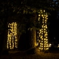 thumbnail image 6 of LED Tree Trunk Wrap Lights, Tree Wrap Christmas Lights, Easy Christmas Yard Lights (100 Lights, 2' x 6' Net, Warm White Lights, Green Wire), 6 of 9
