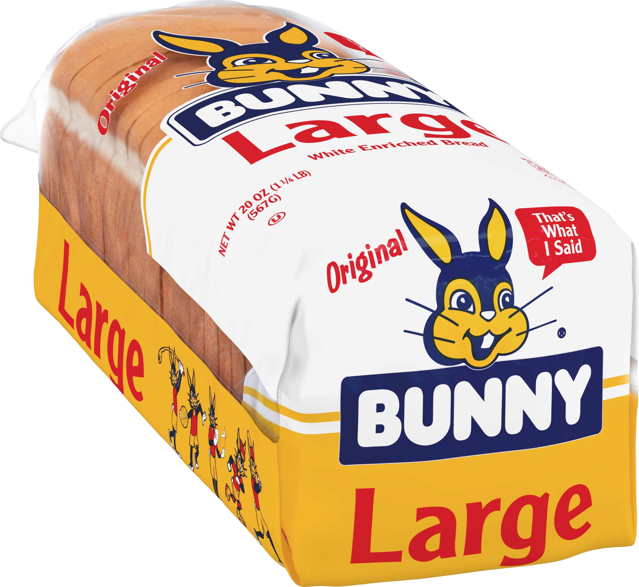 Bunny White Large Bread, 20 oz