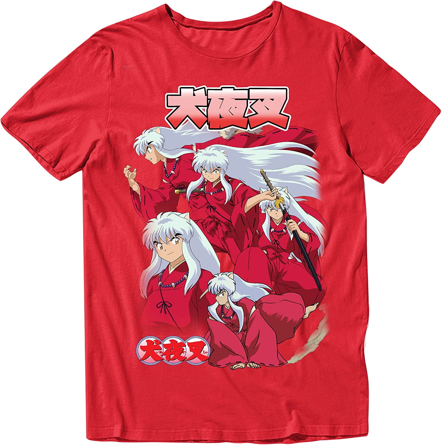 【レア】犬夜叉inuyasha アニメTシャツ XXL 犬夜叉 Tシャツ XLサイズ 黒 アニメTシャツ 海外オフィシャル * | GOLD